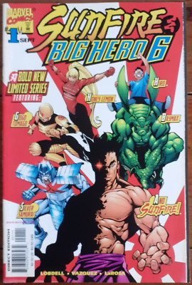 SUNFIRE & BIG HERO SIX #1, MARVEL COMICS, SEPTEMBER 1998, FN/VF