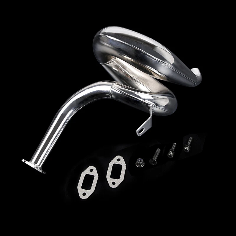 Panlong Exhaust Pipe 71CC Engine For 1/5 HPI BAJA RV KM 5B 5T 5SC Rc - Image 2 of 4