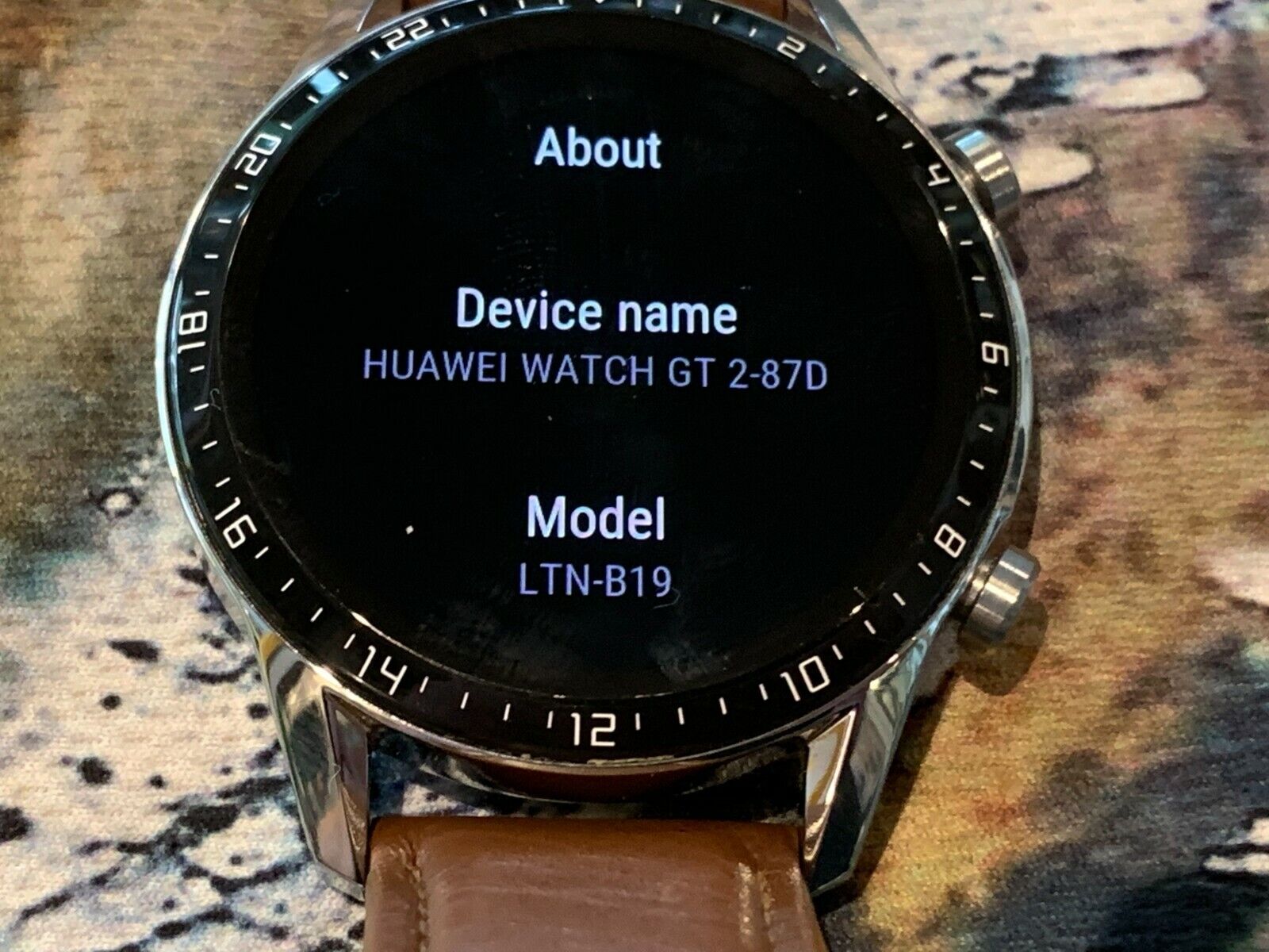 HUAWEI WATCH GT-2 (LTN-B19) 46MM 4GB SMART WATCH IN PEBBLE BROWN IN BOX