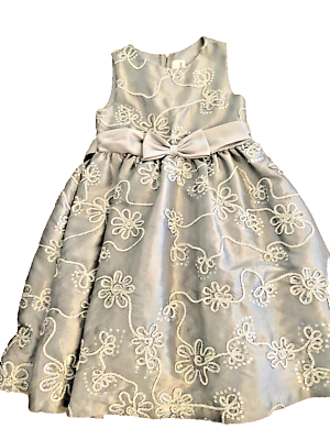RARE EDITIONS Silver Sequined Party Holiday Dress 6X | eBay RARE EDITIONS Silver Sequined Party Holiday Dress 6X | eBay