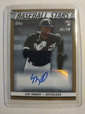 2020 Topps Update Baseball Stars Luis Robert Auto RC Gold Refractor /50 🔥🔥🔥