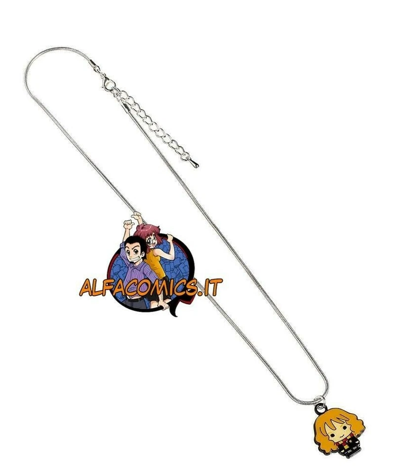 Harry Potter Collana Placcata Argento Hermione Granger  100% Original - Immagine 2 di 2