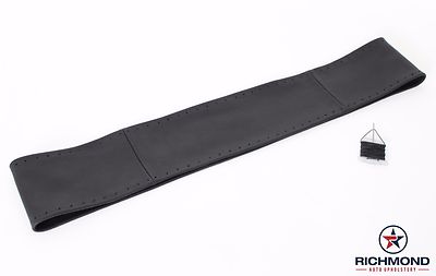 2002 2003 Ford F350 XLT Sport FX4 Quad-Cab -Leather Steering Wheel Cover Black