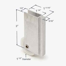 1-1/2 Nylon Wardrobe Door Roller for Monarch ...