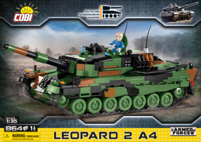 Cobi Leopard 2A4  864 Teile  1 Figur    - 2618   NEU & OVP   Gratis Versand