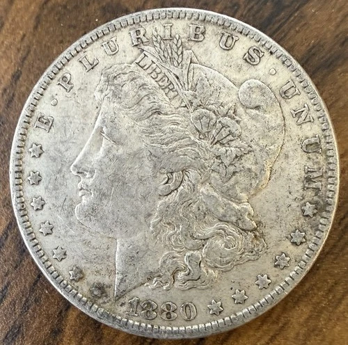 1880-P Morgan Dollar — photo from the most recent tracked eBay sale