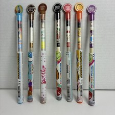 Smencils Scented Pencils #2 Graphite & Colored Recycled w Tubes Lot of 7