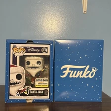 Funko Pop! Vinyl: Disney - Santa Jack (Glow) - Amazon (Exclusive) #1383