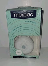 New! Travel Sound Machine  Marpac Rohm Portable Sleep - White