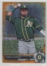 2017 Bowman Chrome Prospects Orange Shimmer Refractor 13/25 Franklin Barreto sh7
