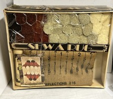 1976 Vintage SEW-A-RUG  Reflections  Kit UNOPENED- Make Rug At Home