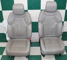 Issue 22 Wagoneer Gray Leather Heated Cooled Power Front Bucket Seats Pair Issue 22 Wagoneer Gray Leather Heated Cooled Power Front Bucket Seats Pair