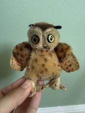 Vintage Steiff Mohair Wittie Owl