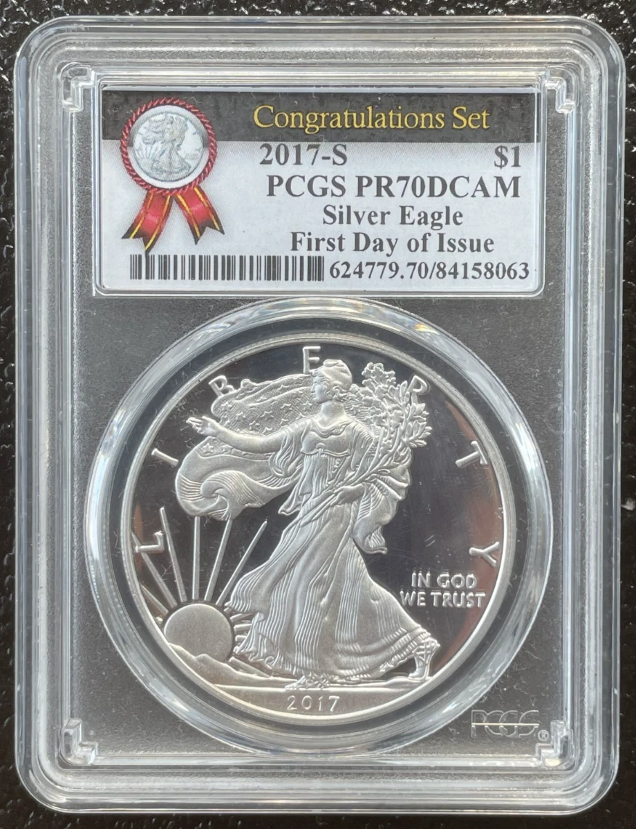 PCGS Certified PR 70 Graded 2017 Silver Bullion Coins for sale | eBay