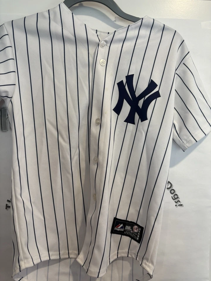 Camiseta majestuosa juvenil Alex Rodríguez #13 de los Yankees de Nueva York mediana usada Foto 2 de 4