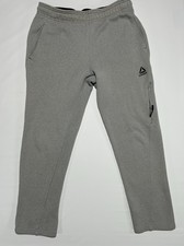 Reebok Joggers Sweatpants Comfy Lounge Activewear Gray Size S