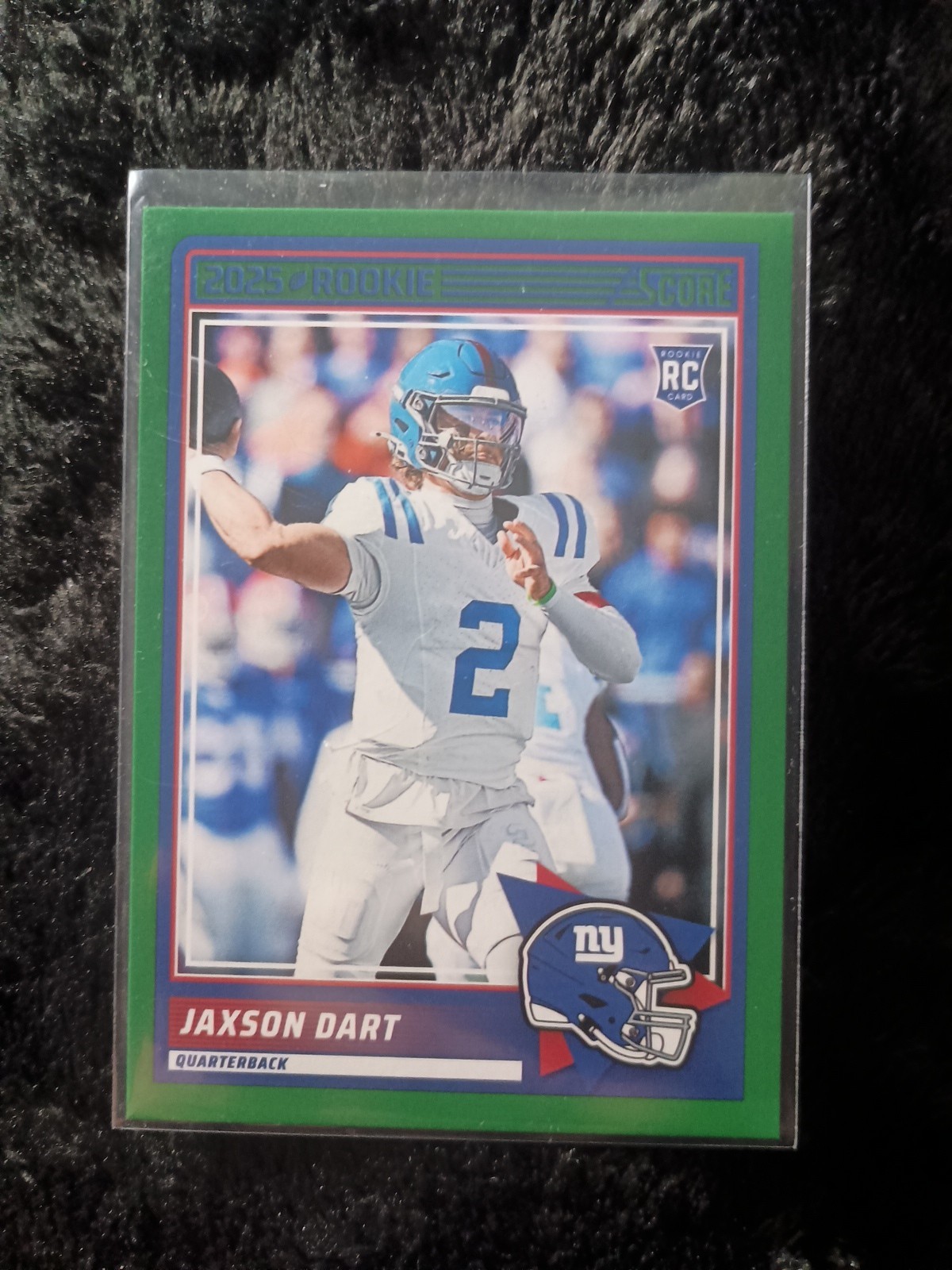 2025 Score - Rookies Jaxson Dart #35 Green (RC)