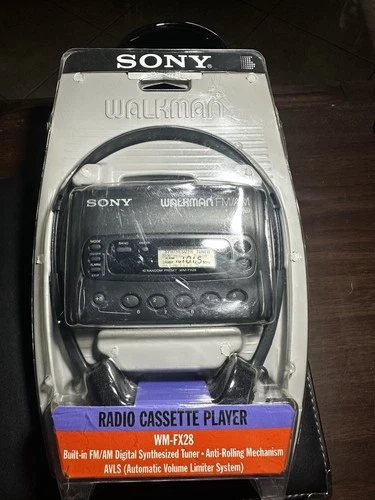 Vintage SONY Walkman WM-FX28 AM/FM Cassette Player Brand New In Original Pack