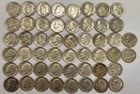 Roll of 50 Silver Roosevelt Dimes $5 Face Value 90% Silver Coins Mixed Dates