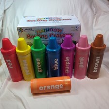 Learning Resource Rainbow Sorting Crayons Tea...