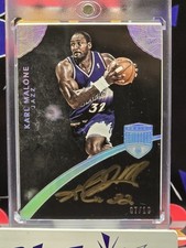 Karl Malone /10 Auto 2014 - 2015 Eminance NBA Utah Jazz Mailman Autograph HOF 