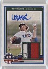 2023 Panini USA Baseball Stars & Stripes Prime /25 Mason Brassfield Auto uk2