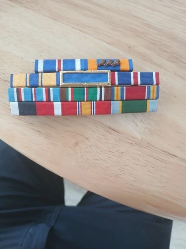 WW2 US Military Ribbons lot! from decorated marine vet who fought in Iwo Jima