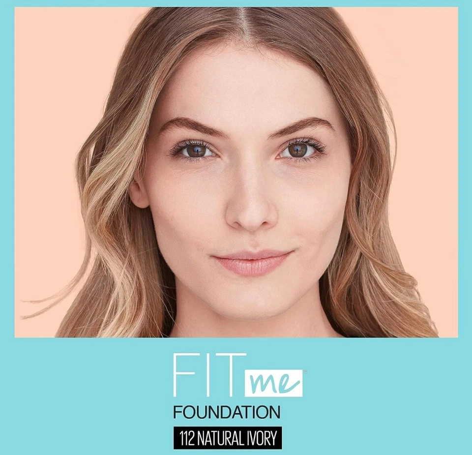 (2 Bottles) Maybelline Fit Me Matte+Poreless Foundation #122 Creamy Beige 1fl oz - Image 3 of 4