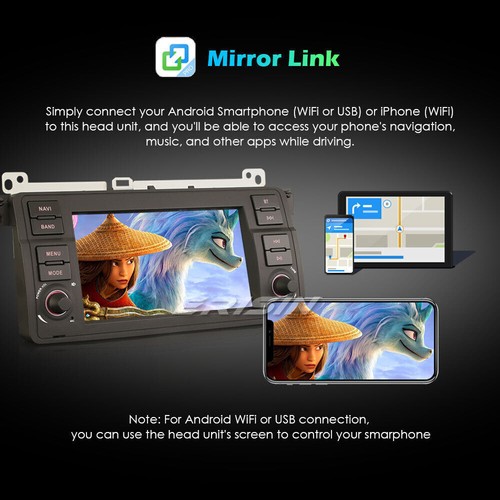 CarPlay Android 12 Autoradio GPS Navi DAB+ DSP SWC BMW 3er E46 M3 Rover 75 MG ZT - Bild 8 von 17