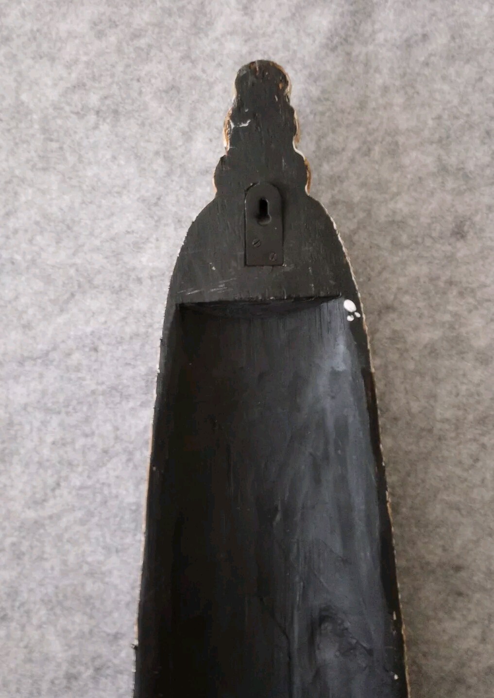 Vtg Pier 1 African Wooden Tribal Mask Wall Art Decor 39"x7" Ornate Hand Carved