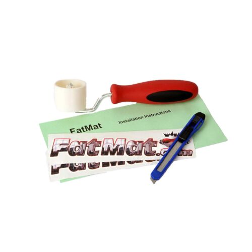 FatMat 50 mil Self-Adhesive Sound Deadener 75 Sq Ft With Install Kit - No Logo - Foto 2 di 11
