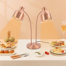 500W Double Head Electric Food Heat Lamp For Food Service,Food Warmer Light
