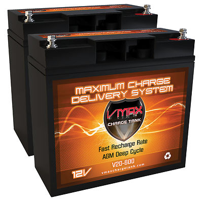 Mongoose Fusion Comp. 12V AGM 40AH Hi Cap Scooter Battery VMAX600