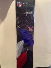 New York Giants Fan Feathers Clip In Team Hair Extension New Licensed NFL NWT