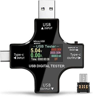 Usb Power Meter Tester, Upgrade Multifunctional 2 In 1 C Type Usb Tester, No.5