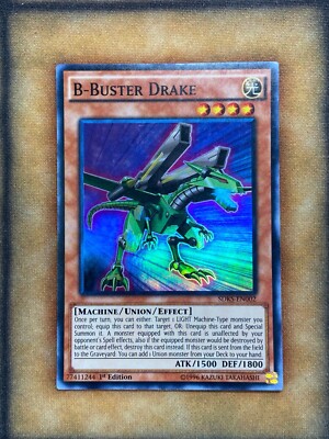 bekas yugioh card B-Buster Drake SDKS-EN002 Super Rare 1st Ed NM From the Extreme Victory set BEKAS and SKY DRAGON 🤣
