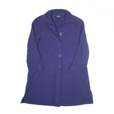 Geiger Womens Overcoat Jacket Purple M