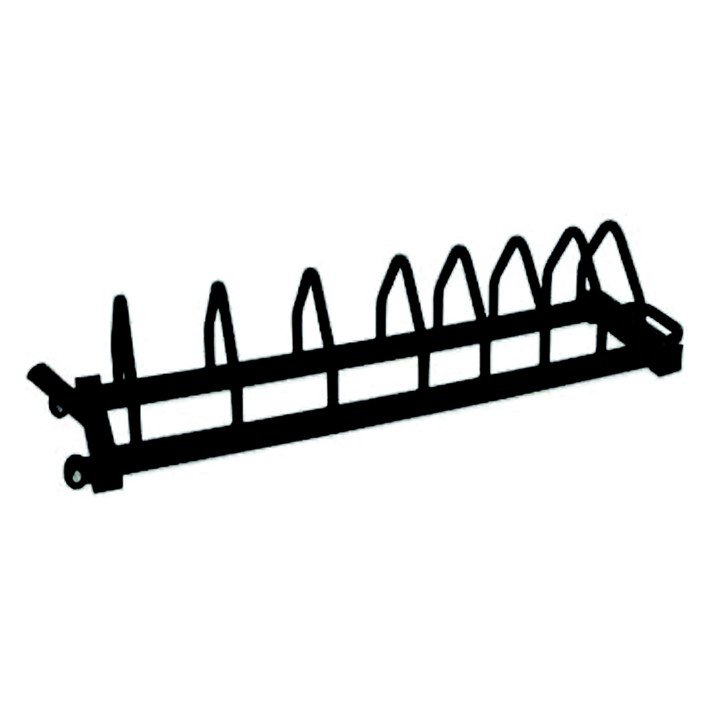 Toorx Rastrelliera porta bumpers orizzontale Nero