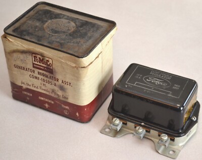 NOS 1960-1962 Mercury Generator Voltage Regulator, Ford Galaxie Thunderbird 1961