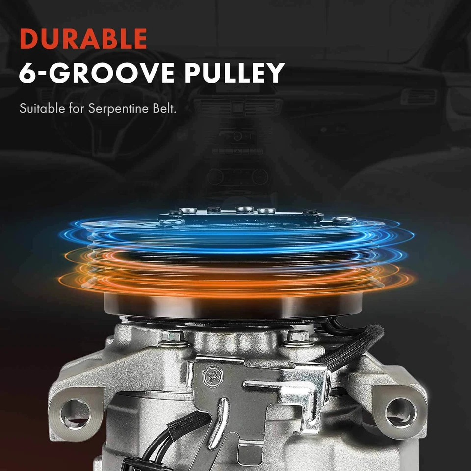 Compresor de aire acondicionado para Dodge Journey Grand Caravan Chrysler Town & Country Ram Foto 4 de 4