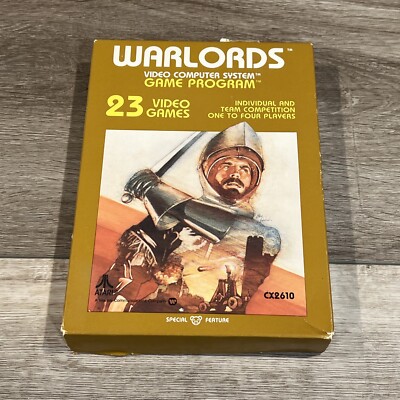 Warlords Game Program - Atari 2600 - NEW