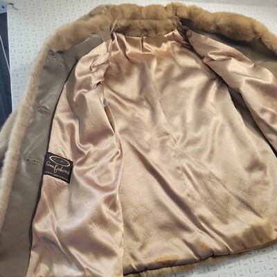 Vintage 70's SEARS Womens Faux Fur Coat Jacket | eBay