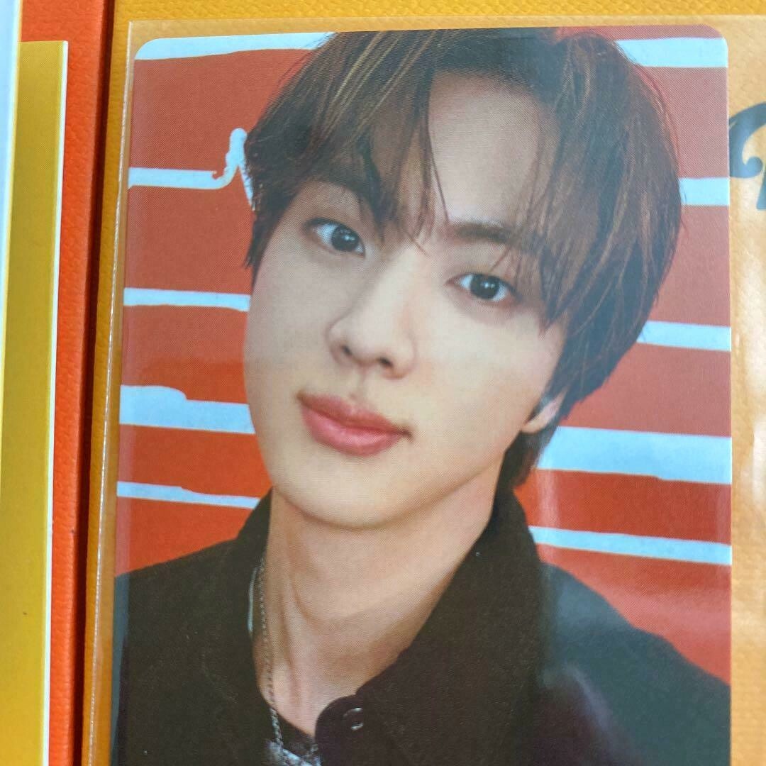 BTS JIN Butter Official Photo card Cream Peaches Fan club