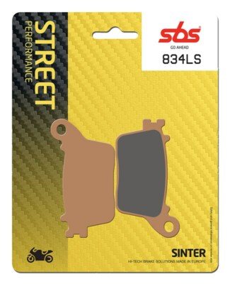 SBS 834LS PASTIGLIE FRENO POSTERIORE HONDA CBR RR FIREBLADE ABS 1000 2010-2016