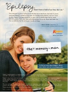 Epilepsy Medicine Keppra 2006 Picture Print Ad 2 Page Clipping