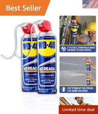 Multi-Purpose 14.4 OZ Lubricant Twin-Pack with EZ-REACH Straw for Hard Spots