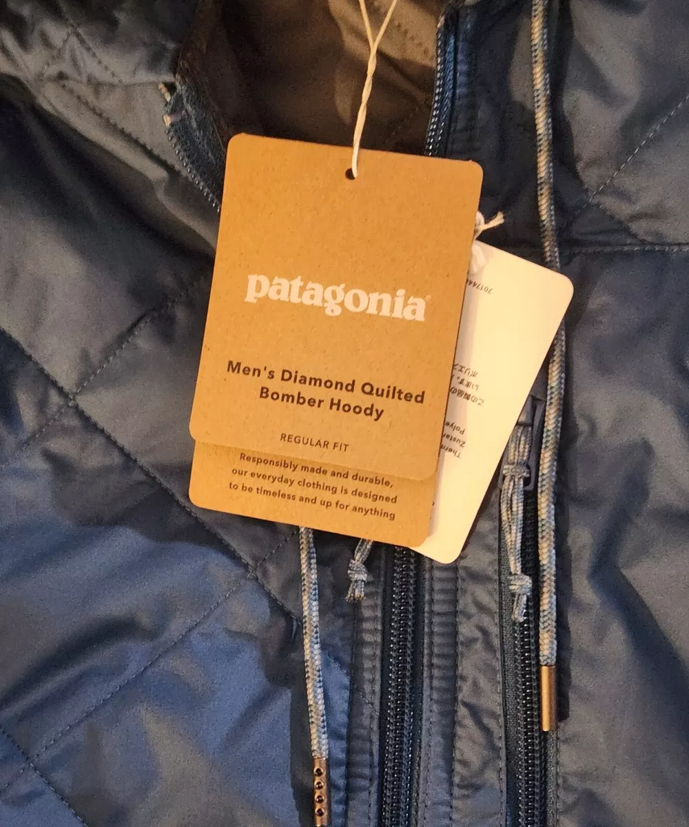 Patagonia Men s Diamond Quilted Bomber Hoody Jacket Small