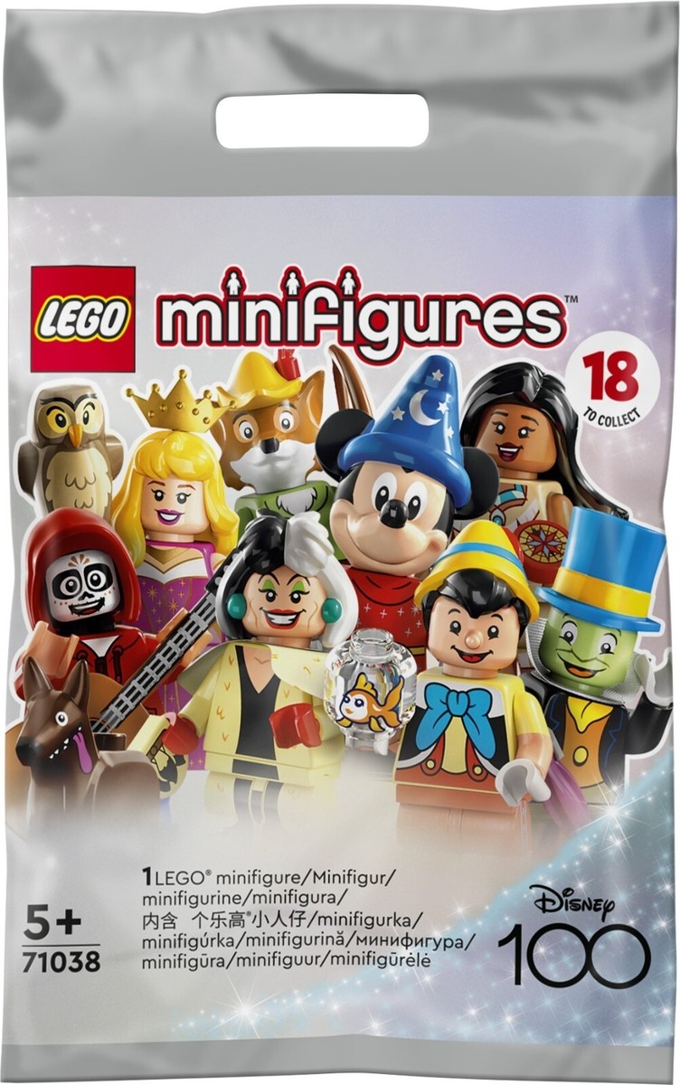 LEGO 71038 Disney 100 Anniversary Minifigures Complete Set of 18