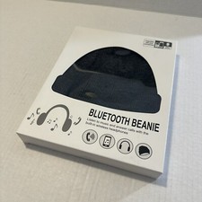 NEW Gray Bluetooth Beanie Built In Wireless Headphones Works W/ Most Smartphones