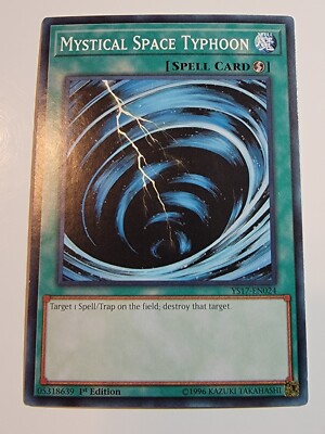 Yu-Gi-Oh! - Mystical Space Typhoon (YS11-EN024) - Baraja De Inicio: Dawn Of The Xyz - 1ª Edición - Común